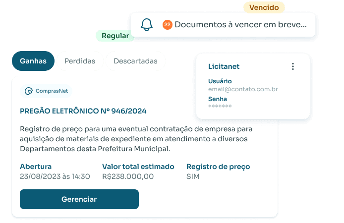 Gerencie com